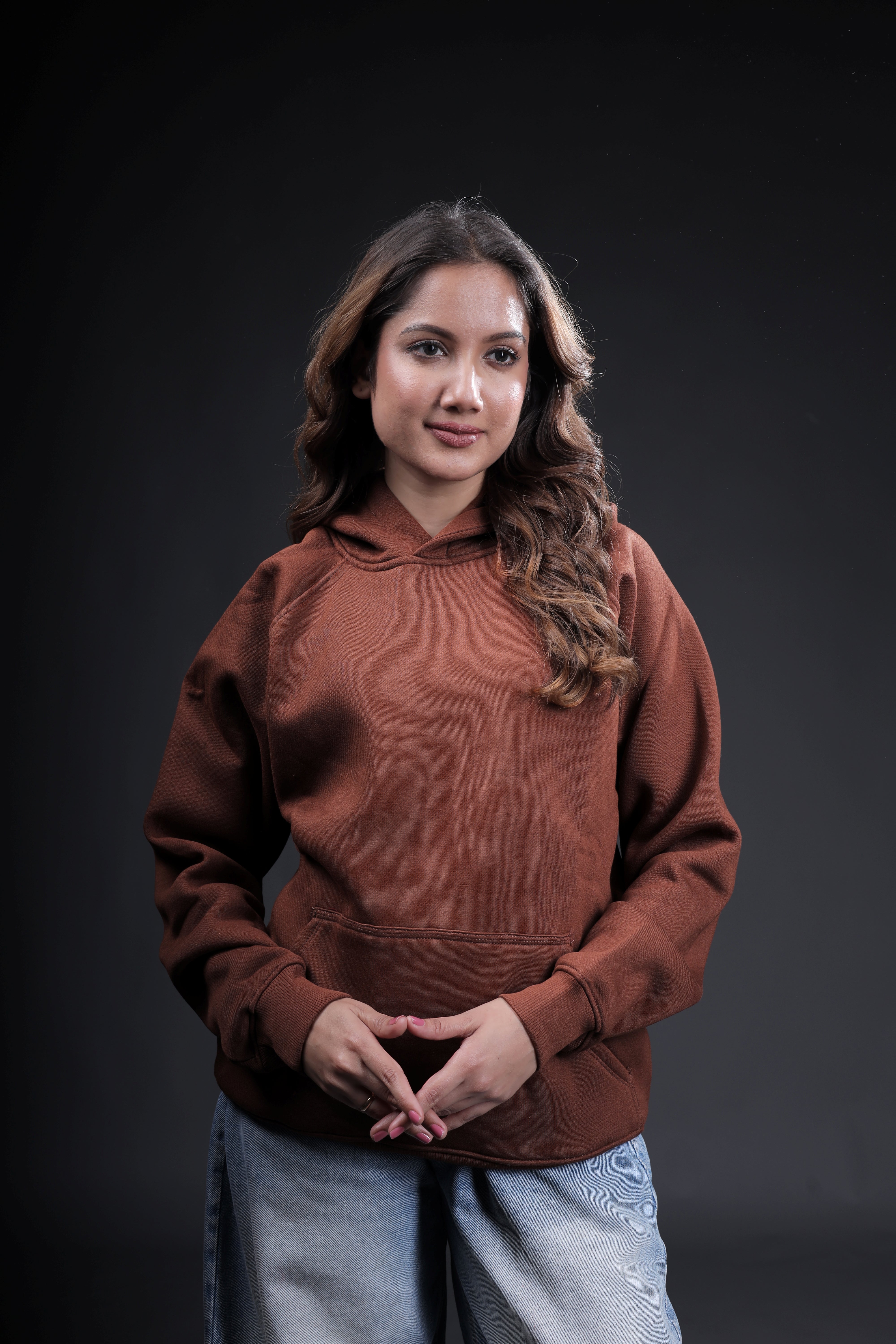 Personalised Photo Outline Embroidery Oversized Hoodie