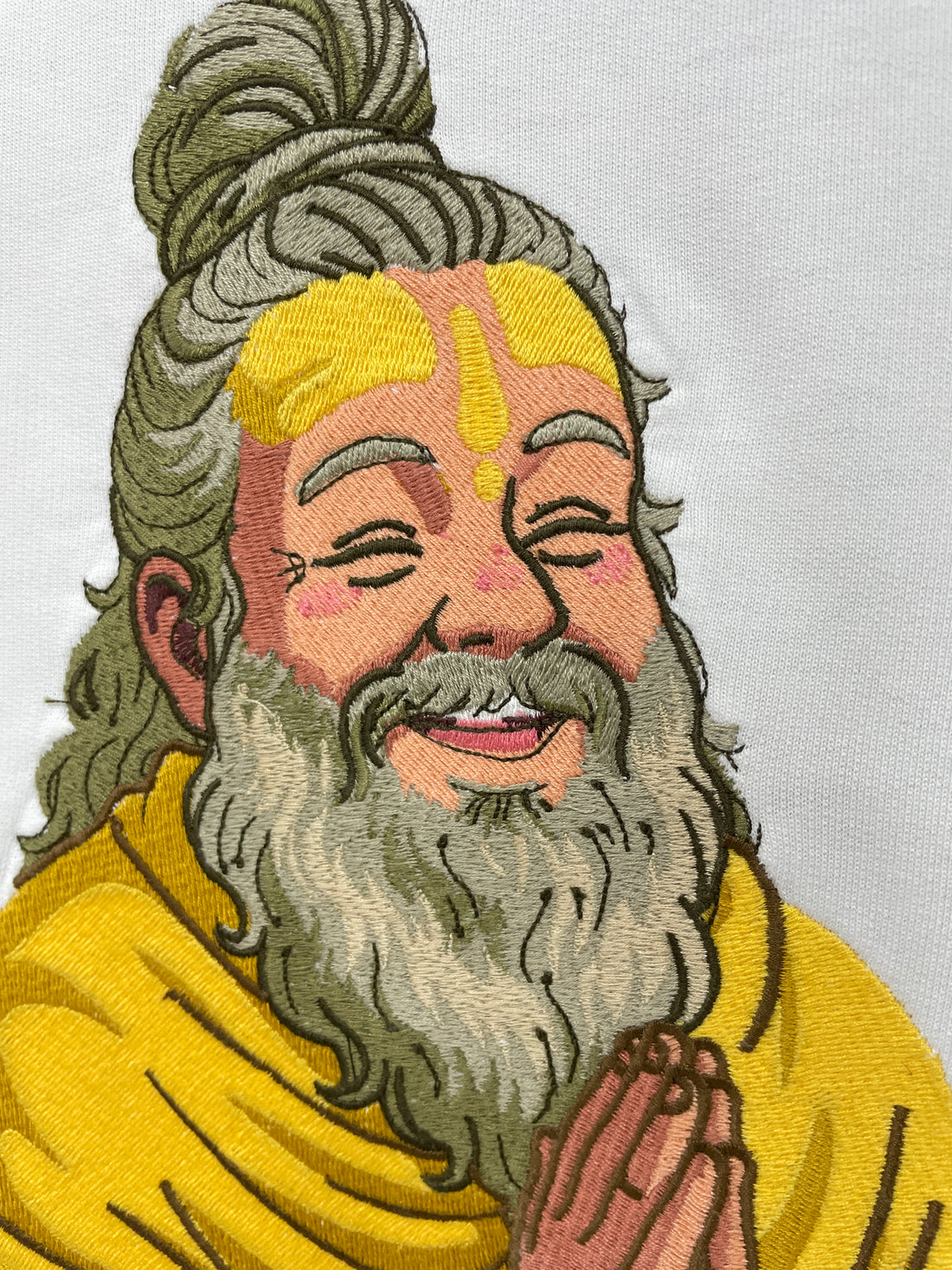 Premanandji Maharaj Embroidery Oversized T-Shirt