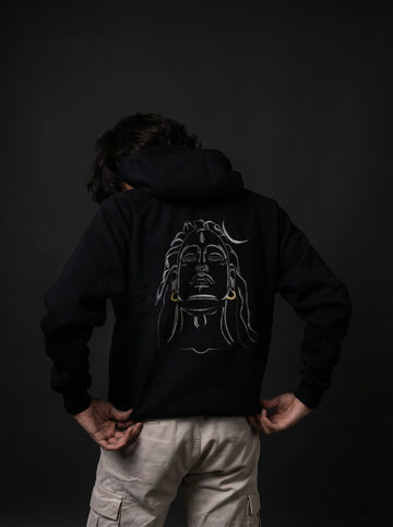 Black Shiva Oversized Unisex Hoodie