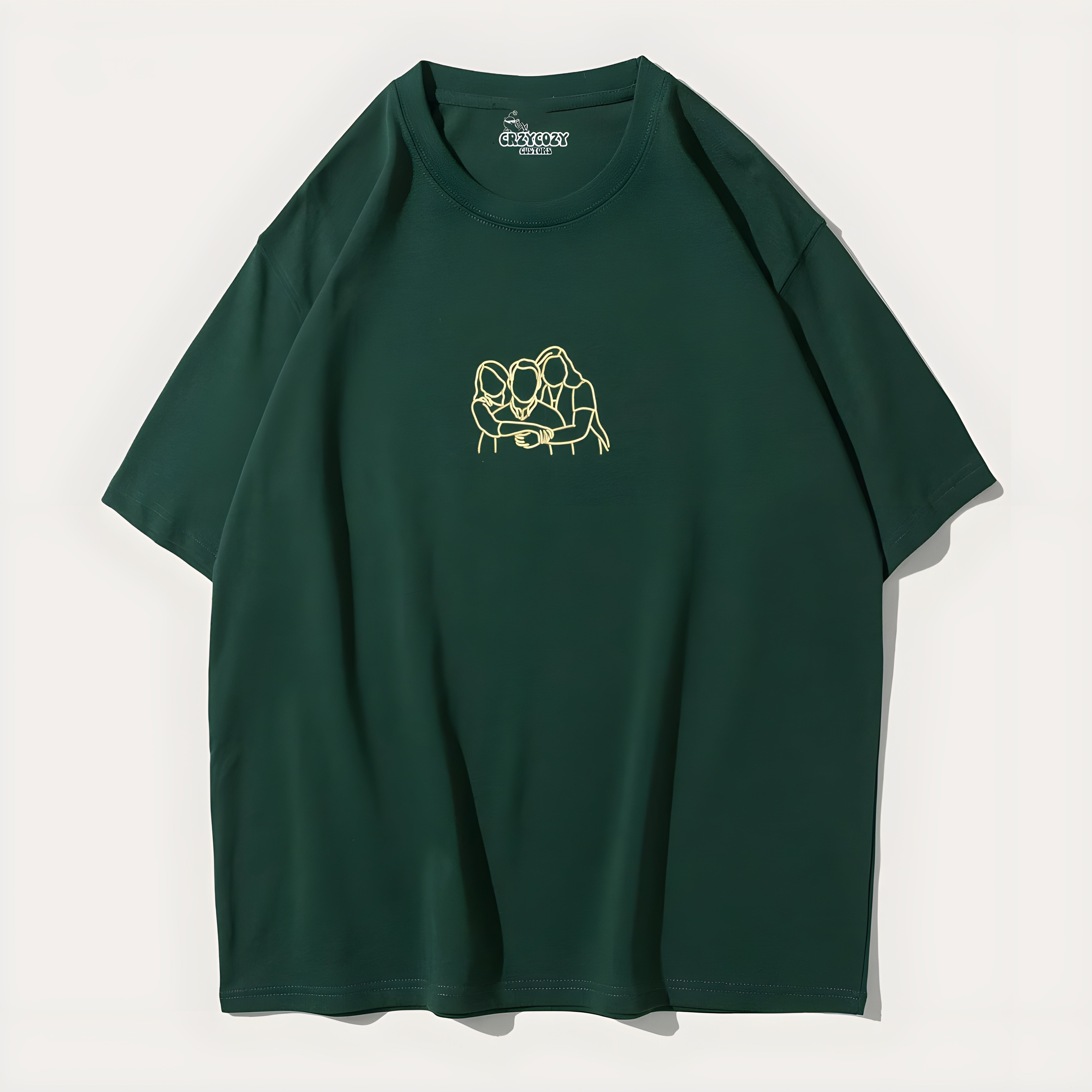 Personalised Photo Outline Oversized Tee