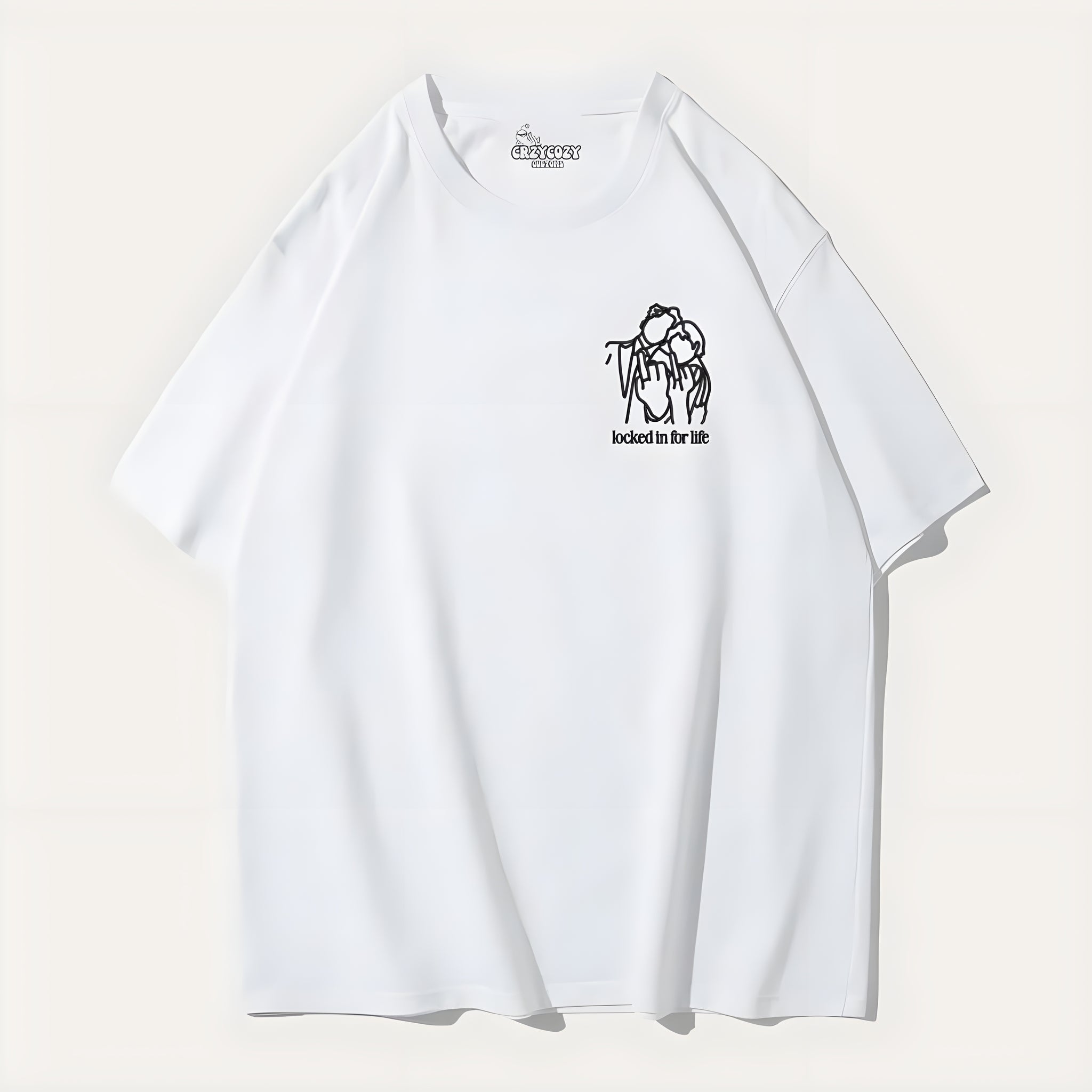 Personalised Photo Outline Oversized Tee