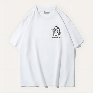 Personalised Photo Outline Oversized Tee