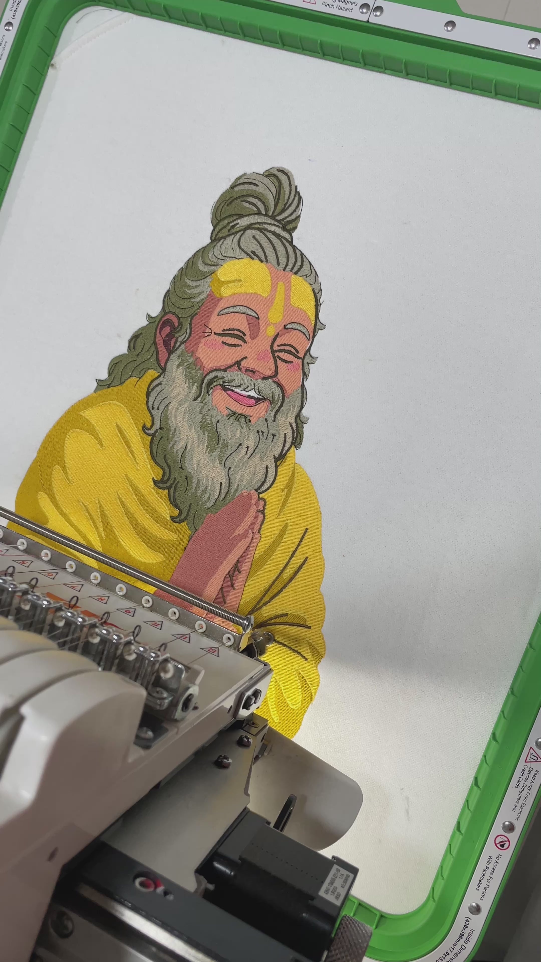 White Guru ji Oversized Unisex Hoodie